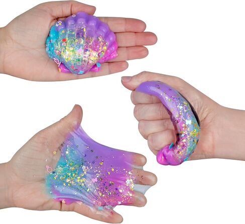 ORB Tabalicious Seashells TABA Squishy Clam Shell Toy - Squish Squeeze This Soft Sticky Clam Shell Squishy - TABA Squishies for Stress Relief - Fun Kawaii Fidget and Sensory Toys for Kids and Adults in Saudi Arabia