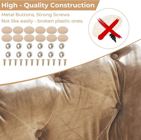 3/4" Beige Flannel Fabric Snap Buttons (Set of 12) - Non-Scratch Upholstery Buttons for Tufted Furniture, Car Headliners & RV Interiors in Saudi Arabia