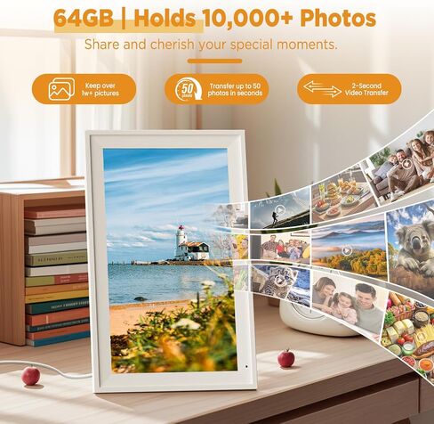 التقويم الرقمي الذكي ، المخطط ، المخطط والغطود 15.6 بوصة مع شاشة تعمل باللمس 1920 × 1080 FHD IPS - عرض تفاعلي لجداول العائلة ، وإعداد سهل لمشاركة الصور أو مقاطع الفيديو عبر تطبيق Aimor - White (Wall Mount) in Saudi Arabia