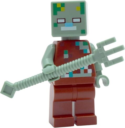 Lego Minecraft: Adventurer with Drowned and Axolotl Combo Pack - 6+ in Saudi Arabia