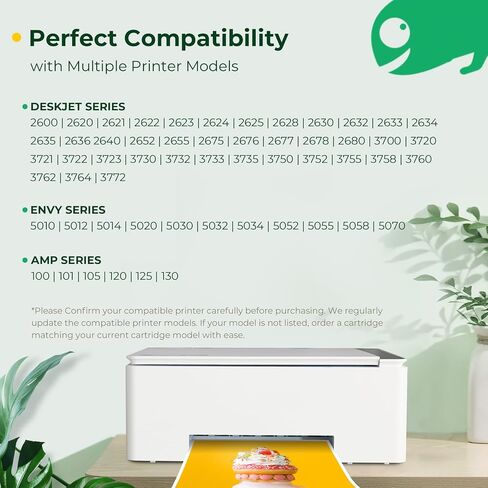 Coloretto 65XL Black Ink Cartridge Presentive for HP 65 Black Ink Cartridge ، 65 XL Work with Envy 5000 5055 5052 5014 5010 5070 Deskjet 3755 3772 3700 2652 3752 3750 ink for hp65xl in Kuwait