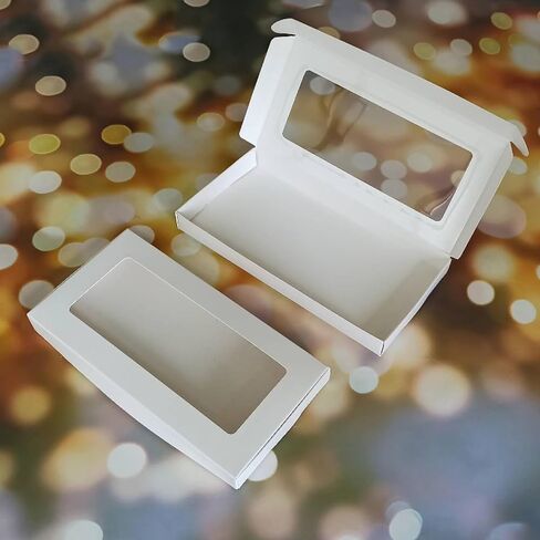 30 حزمة صناديق هدايا صغيرة مع مشاهدة غطاء ويندوز واضحة ، 7.87 "x3.93" x0.78 "Cajas de Regalo Hight in Kuwait