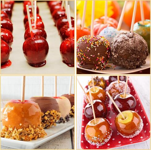 75PCS Candy Apple Boxes with Hole 3.54 Inches Clear Apple Boxes for Treats, Food Grade PET Plastic Favor Boxes with 75 Gold Ribbons and Insert Trays for Standard Caramel Apples, Chocolates, Treats in Saudi Arabia