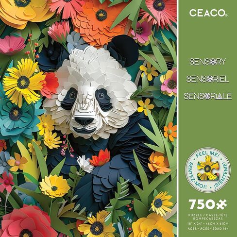 CEACO - 750 قطعة بانورامزو لغز - جيم زوكرمان - محكم - الورق الباندا - الاسترخاء والممتع للبالغين in Saudi Arabia