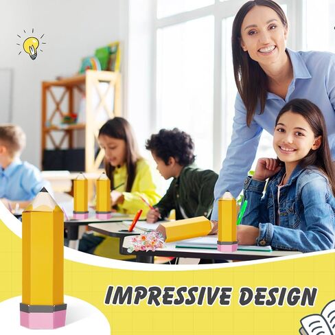 Feifeiya 24 Pcs Pencil Treat Boxes Paper Pencil Candy Favor Gift Boxes for Christmas Thanks Teacher Appreciation Gifts School Classroom Party Favor Supplies(Multicolor) in Saudi Arabia