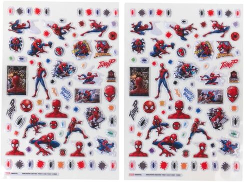 Marvel Spiderman Stickers for Kids, 14 Sheet Spiderman Sticker Book Set Including Puffy Stickers, 1200+ Stickers in Saudi Arabia