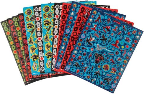 Marvel Spiderman Stickers for Kids, 14 Sheet Spiderman Sticker Book Set Including Puffy Stickers, 1200+ Stickers in Saudi Arabia