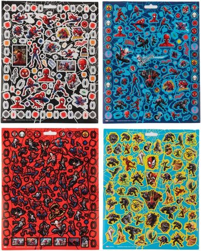 Marvel Spiderman Stickers for Kids, 14 Sheet Spiderman Sticker Book Set Including Puffy Stickers, 1200+ Stickers in Saudi Arabia