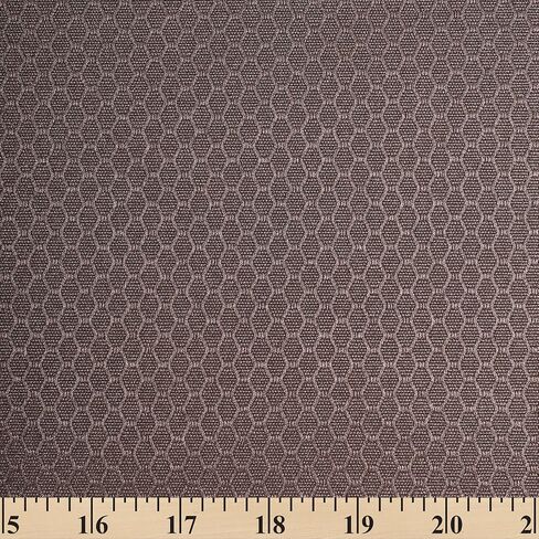 Ottertex 300D Solution Dyed PU Waterproof Hexagon Grid Ripstop Fabric - 60/61" by The Yard (Brown) in Kuwait