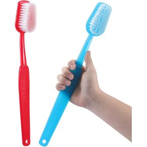فرشاة أسنان Magiclulu 2PCS: Photo Photo Photo Photo Eversize for Prank ، وعروض المسرح ، وعروض المتاجر ، وزينة الأحداث الممتعة (الأحمر ، الأزرق) in Kuwait