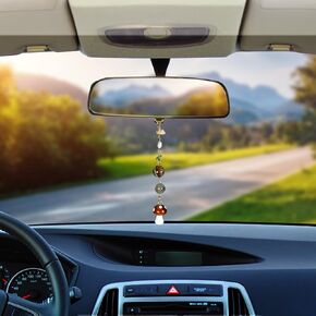 Maneki Neko سيارة سحر المرايا قلادة معلقة، الداخلية AutoRear حلية حلية سحر زوجين محظوظ ساكورا القط الخزف تمثال زخرفة الرياح الدقات السيراميك معلقة للسيارة الرؤية الخلفية ديكور المنزل in Kuwait