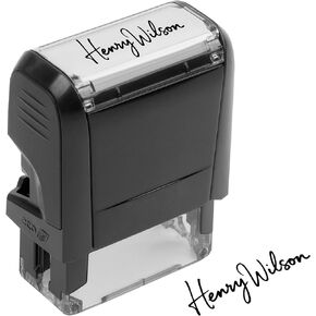 Custom Self-Inking Signature Stamp - Making Signing Easy, Fast, Consistent, Tamper-Proof (Small) in Kuwait