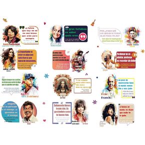 ملصق Amerbe Hispanic Heritage Month ، مجموعة ديكور الفصول الدراسية باللغة الإنجليزية ثنائية اللغة - 29pcs نقاشات ملهمة ملصقات للوحة الإعلانات ، اللوازم الابتدائية المتوسطة الثانوية. in Kuwait