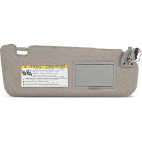 SCITOO Gray Right Passenger Side Auto Sun Visor Assembly fit for 2006-2008 for Hyundai Sonata with Sunroof in Kuwait