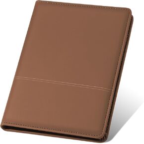 Classic Padfolio/Junior Portfolio Folder Case, Business A5 Binder Organizer Notepad for Men Women, 5 x 8 Writing Pad Included,Black. in Kuwait
