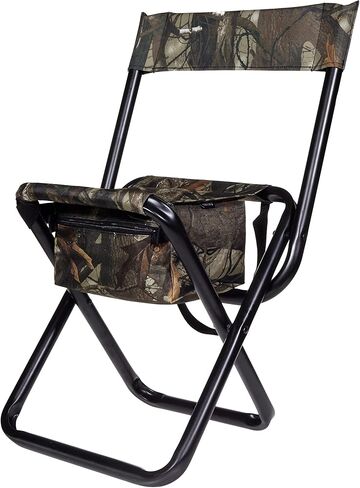 Allen Company Camo Folding Hunting Stool with Storage Pouch- Next G2 Camo - 12L x 14.5W x 17H inches, Model 2019 in Saudi Arabia