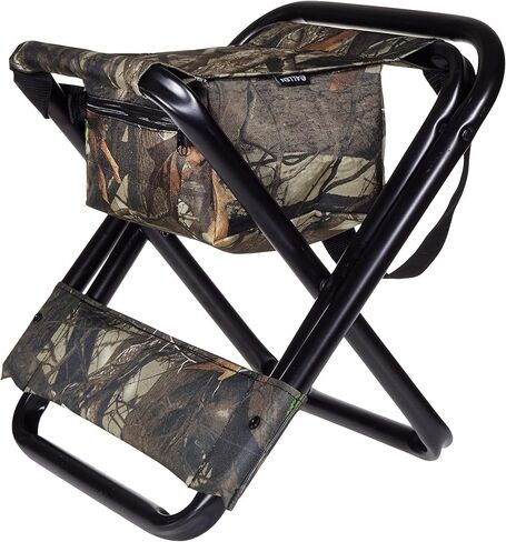 Allen Company Camo Folding Hunting Stool with Storage Pouch- Next G2 Camo - 12L x 14.5W x 17H inches, Model 2019 in Saudi Arabia