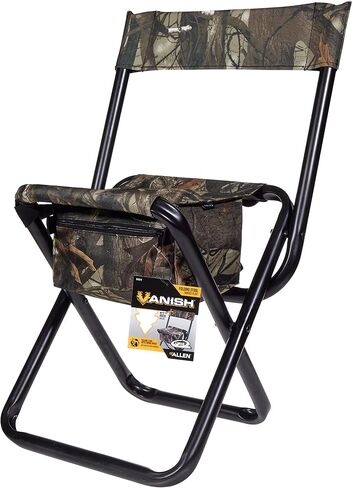 Allen Company Camo Folding Hunting Stool with Storage Pouch- Next G2 Camo - 12L x 14.5W x 17H inches, Model 2019 in Saudi Arabia