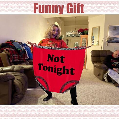 Funny Underwear for Women, Joke Gag Gift Big Mom Undies, Men Halloween Christmas Bride Wedding Game Pink (Red) in Saudi Arabia