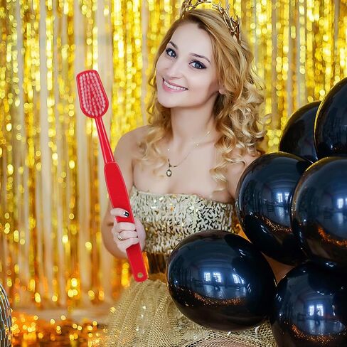 MAGICLULU 2pcs Giant Toothbrush: Oversized Toothbrush Photo Prop for Prank Parties, Stage Performances, Store Displays, and Fun Event Decorations (Red, Blue) in Saudi Arabia