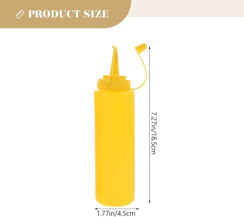 Garneck 2pcs الخردل المزيف وزجاجة Ketchup Teys Prank Toys Novelty Squirt Funny Comply Squirt Bottion for البالغين أطفال عيد الهالوين in Saudi Arabia