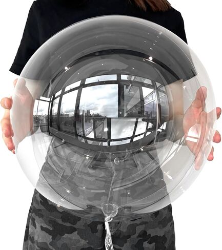 36 Inch Bobo Balloons – Transparent Clear Bubble Balloons for Stuffing with Helium, 12 Pcs Large Balloon for DIY Party Decor, Birthday, Wedding, Baby Shower, Anniversary, Indoor Outdoor Celebration in Saudi Arabia
