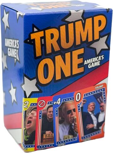 Trump One Game Game-108 Card Deck for Family Game Night ، متعة الحفلات سريعة الخطى ، هدية للبالغين والمراهقين in Saudi Arabia