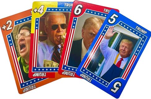 Trump One Game Game-108 Card Deck for Family Game Night ، متعة الحفلات سريعة الخطى ، هدية للبالغين والمراهقين in Saudi Arabia