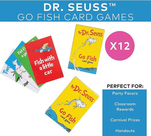Fun Express Dr. Seuss Go Fish Card Games - 12 Sets in Saudi Arabia