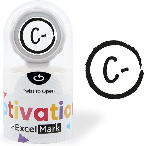 ExcelMark Teacher Stamp for Grading – Choose from 5 Colors (A+) in Saudi Arabia