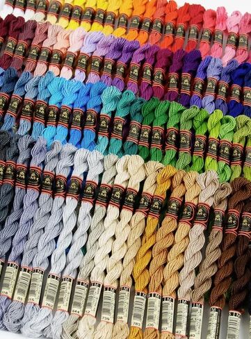 DMC Special Threads 100 Skein Bulk Pack - Pack Multi -Color Lunsionment Pack (Pearl Cotton) in Saudi Arabia