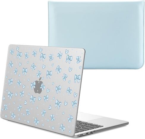 Compatible with 13 Inch MacBook Air Case (A1932/A2179/A2337) Matte Clear Hard Shell Case Aesthetic Ocean Conch Seashell & Blue Laptop Sleeve for MacBook Air 13" in Saudi Arabia