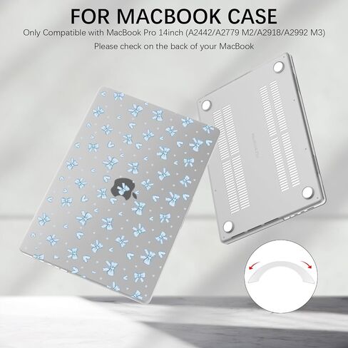 متوافق مع علبة MacBook Air 13 بوصة (A1932/A2179/A2337) ماتي قشرة الصلابة الصلبة المريحة في محارة المحيط الصوري والكمبيوتر المحمول الأزرق لجهاز MacBook Air 13 " in Kuwait