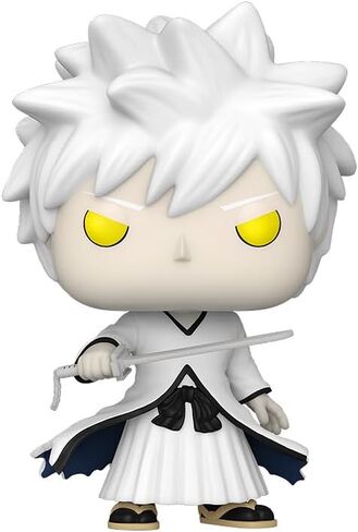Pop Anime: Bleach - White Hollow Ichigo Vinyl Figure المغطى بحامي الصناديق متوافق مع Funko in Saudi Arabia