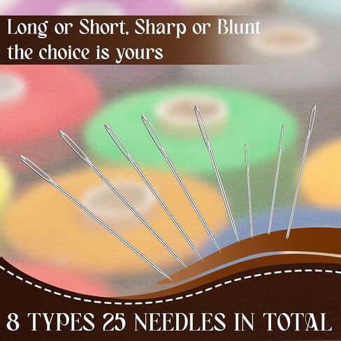 200 Yards 1mm 210d Waxed Thread Heavy Duty Leather Upholstery Sewing Polyester Waxed Thread with 34 Needles Sewing Kit for Home Carpet, Macrame Jewelry, Repairing, Black, White, Beige, Brown in Saudi Arabia