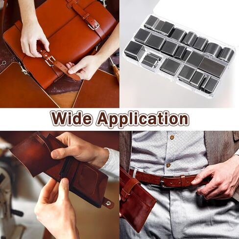 52 PCS Hole Hollow Bunch Tool ، شاقة عالية الكربون ، يموت القطع الجلدية المصنوعة من الجلد متعددة القاطعات قاطع DIY أدوات العمل للحزام/الساق/الحرف اليدوية. in Saudi Arabia