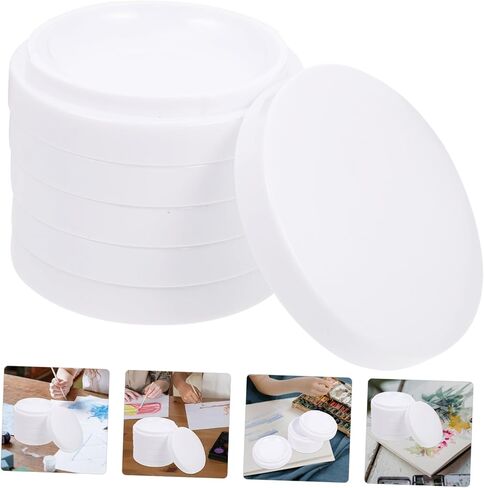 لوحة صينية الطلاء من Uonlytech Ceramic Wave for Moatrolor Art 6-Color Balette للطلاب والفنانين لاستخدام المنزل والاستوديو in Kuwait
