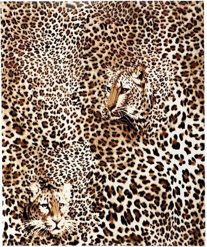 Iron-on Heat Transfer Vinyl, Leopard Cheetah Pattern (11.8 x 9.8 in, 5 Pack) in Saudi Arabia