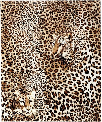 Iron-on Heat Transfer Vinyl, Leopard Cheetah Pattern (11.8 x 9.8 in, 5 Pack) in Saudi Arabia