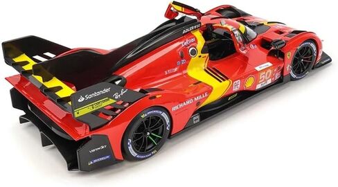 1/18 F-errari 499P 51# Racing Car Le Mans Champion Alloy Luxury Vehicle Car Diecast Model Adult D (1/18 499p 51#) in Saudi Arabia