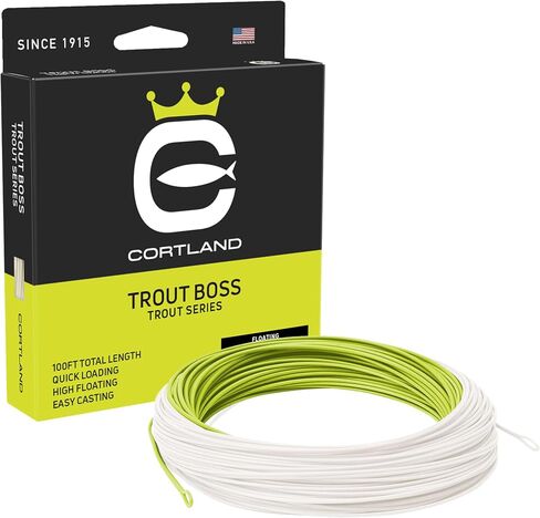 Cortland Line Trout Boss HTx 100FT Floating Fly Line | WF4F in Saudi Arabia