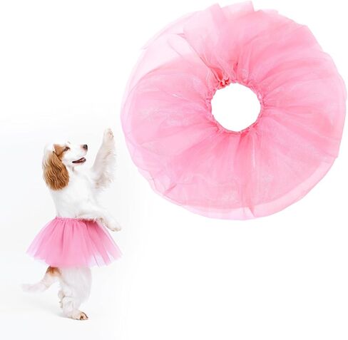 Tutu Tutu Pink Tutu للكلاب ، Tutus الكلاب للكلاب الصغيرة للحيوانات الأليفة الصغيرة والمتوسطة ، مناسبة لحفلات أعياد الميلاد ، أزياء الدعائم صور الزفاف in Kuwait