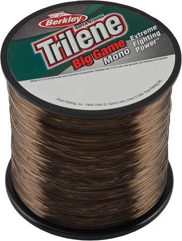 Berkley Trilene® Big Game™, Coastal Brown, 10lb | 4.5kg, 1500yd | 1371m Monofilament Fishing Line, Suitable for Saltwater and Freshwater Environments in Saudi Arabia