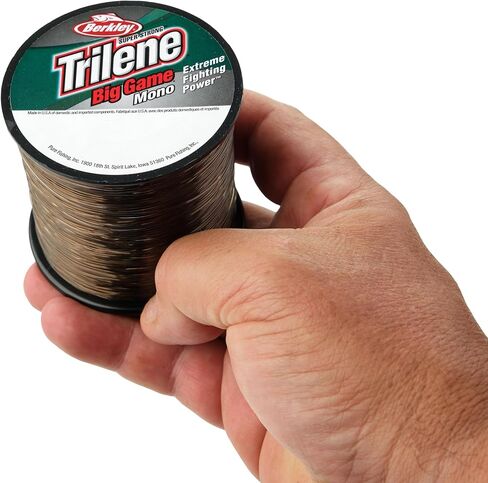 Berkley Trilene® Big Game™, Coastal Brown, 10lb | 4.5kg, 1500yd | 1371m Monofilament Fishing Line, Suitable for Saltwater and Freshwater Environments in Saudi Arabia