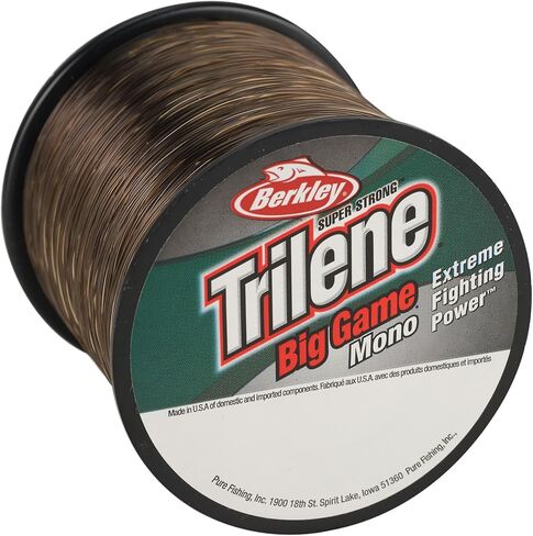 Berkley Trilene® Big Game™, Coastal Brown, 10lb | 4.5kg, 1500yd | 1371m Monofilament Fishing Line, Suitable for Saltwater and Freshwater Environments in Saudi Arabia