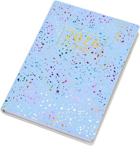 2026 Mini Pocket Planner Calendar 4"x3" for Purse Starlight Black PU Leather Dated Planner Daily Weekly Schedule Notebook (Starlight Black) in Saudi Arabia