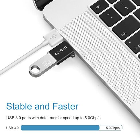 Mosiso متوافق مع MacBook Air 13 بوصة Case 2022-2018 A2337 M1 A2179 A1932 Touch ID ، غطاء حالة الصلابة البلاستيكية متوافقة مع MacBook Air 13.3 بوصة و USB C إلى محول USB 3 ، الأسود ، الأسود in Saudi Arabia