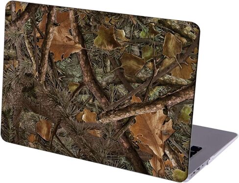 Mingdao Case متوافق مع MacBook Macbook Air 13 Inch ، قذيفة واقية صلبة مع غطاء لوحة المفاتيح (A1369 A1466 ، 2010-2017)-تمويه الغابة الواقعية-6 in Saudi Arabia