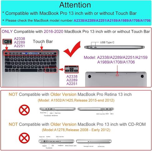 Mingdao Case متوافق مع MacBook Macbook Air 13 Inch ، قذيفة واقية صلبة مع غطاء لوحة المفاتيح (A1369 A1466 ، 2010-2017)-تمويه الغابة الواقعية-6 in Saudi Arabia