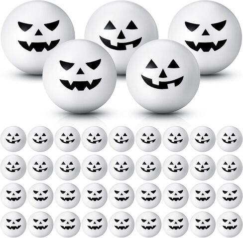 RealSpring 40 PCS Halloween الإجهاد الكرة ألعاب 1.57 بوصة كرات اليقطين الشبح كرات الشبح PU PU PREGR in Kuwait